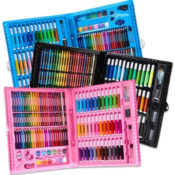 

Obral Murah ART SET isi 15 pcs Crayon set isi 15 pcs paket alat menggambar creative art isi 15 pcs