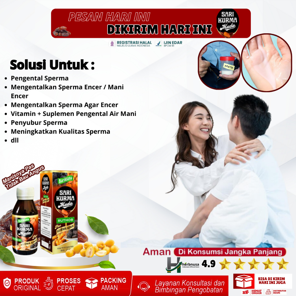 Obat Pengental Sperma, Obat Untuk Mengentalkan Sperma Encer / Mani Encer, Obat Mengentalkan Sperma A