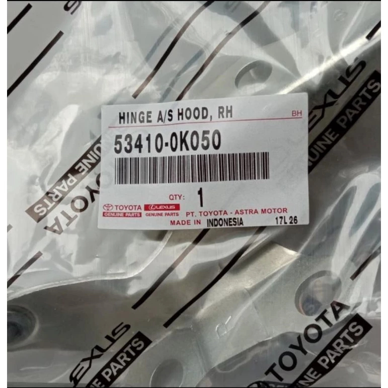 Engsel Kap Mesin Innova 2004 - 2015 Original