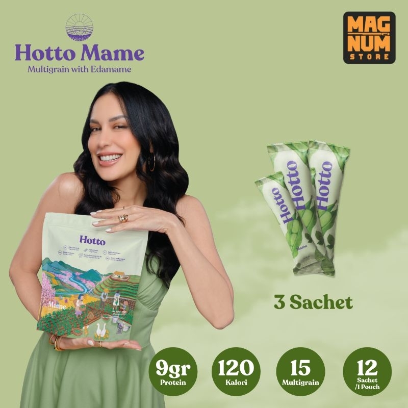 

Hotto Mame Protein Multigrain With EDAMAME 3 Sachet
