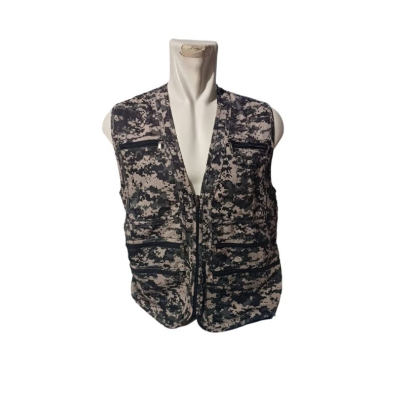 Vest Rompi Tactical Fashion Loreng Camo Digital Accupat US Army Amerika