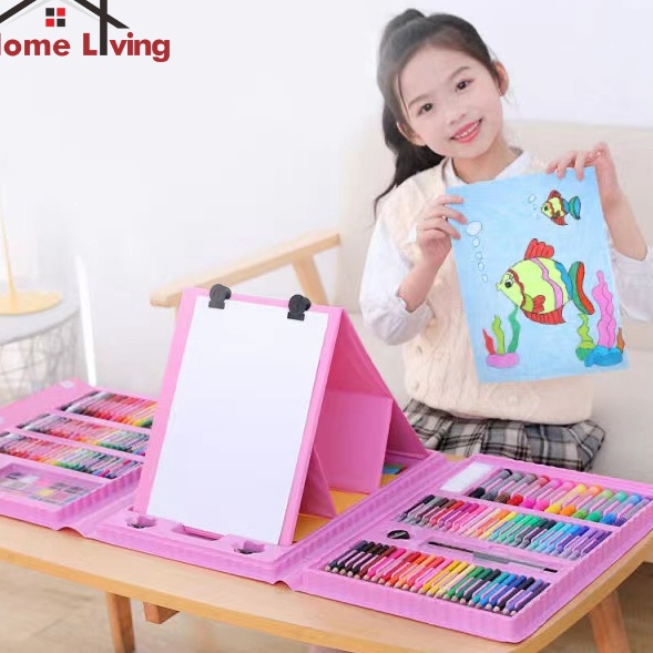

Top Seller HL ART Set Crayon 28 Perlengkapan Menggambar Paket Alat Gambar Mewarnai Anak