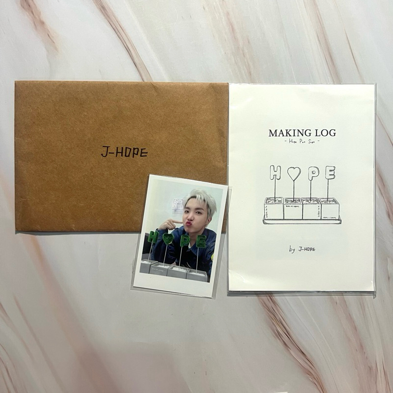 BTS JHOPE MAKING LOG POT SET OFFICIAL