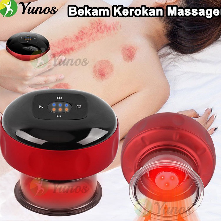 Promo Irit  Yunos Alat Bekam Elektrik Vakum Alat Pijat Electric Alat Kerokan Badan Kerik Massager