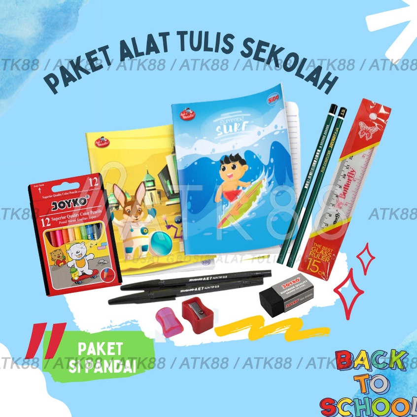 

Harga Diskon Paket Alat Tulis Sekolah Souvenir Stationary Bingkisan Hadiah