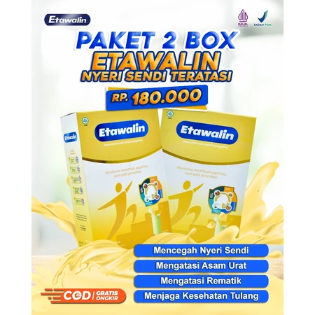 

Etawalin 2 Box-Susu Kambing Etawa Asli Original Untuk Atasi Nyeri Sendi Rematik Asam Urat Pegal Linu