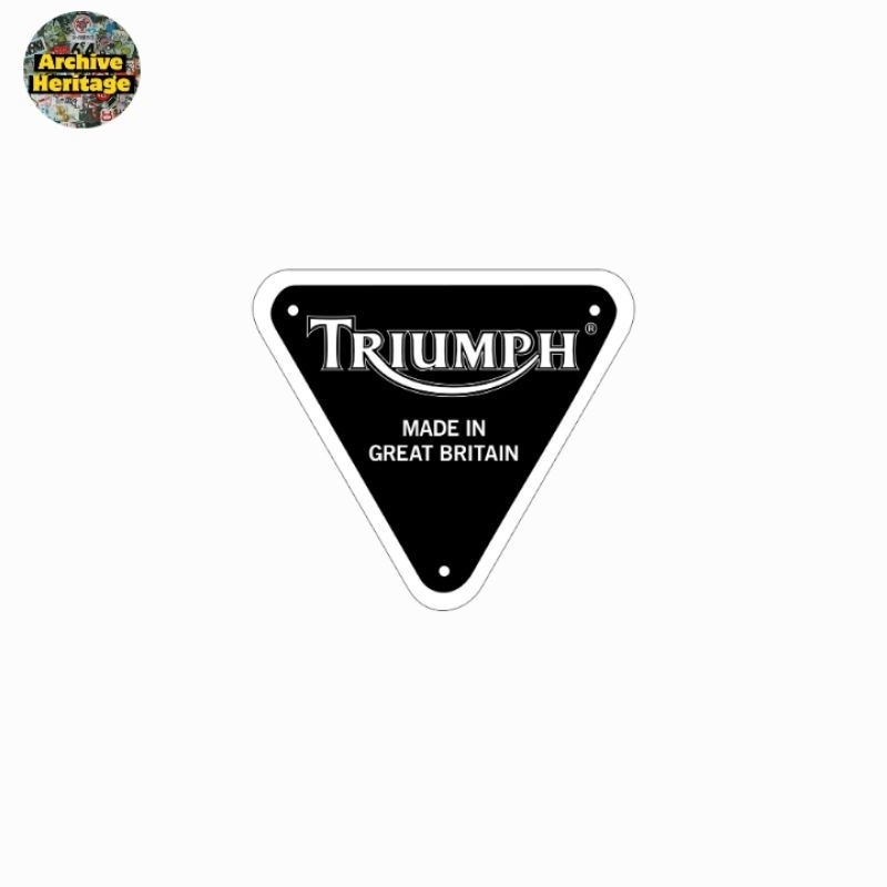 

sticker Triumph motorcycles logo brand otomotif stiker