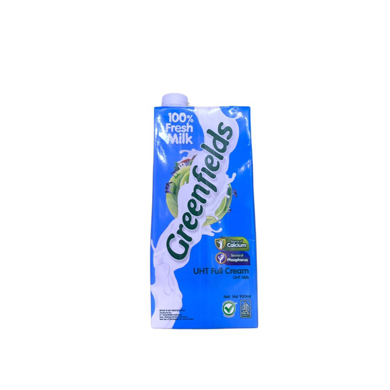 

greenfields uht milk 950 ML