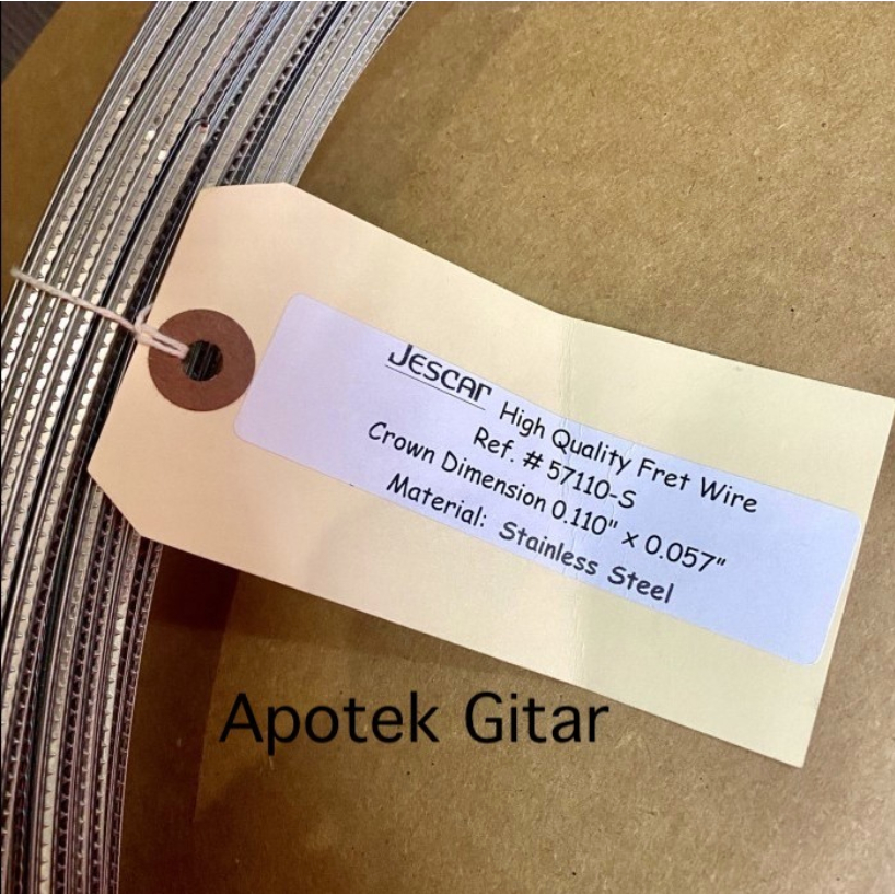 Jescar Fret Wire 57110 S Stainless Steel Jumbo