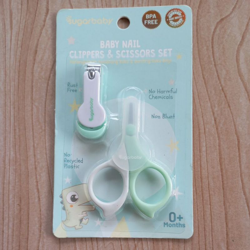 Sugar Baby Baby Nail Clippers & Scissors Set potong kuku bayi dan gunting kuku bayi sugarbaby