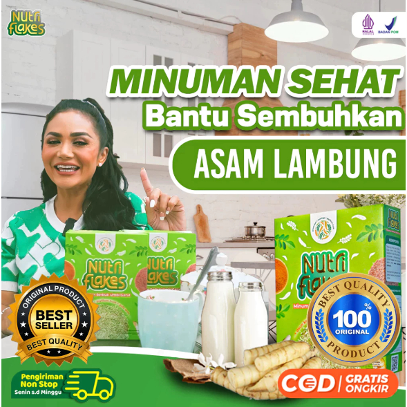 

Nutriflakes Umbi Garut Bantu Atasi Asam Lambung Maag Kontrol Kolesterol Lancarkan Pencernaan Diet