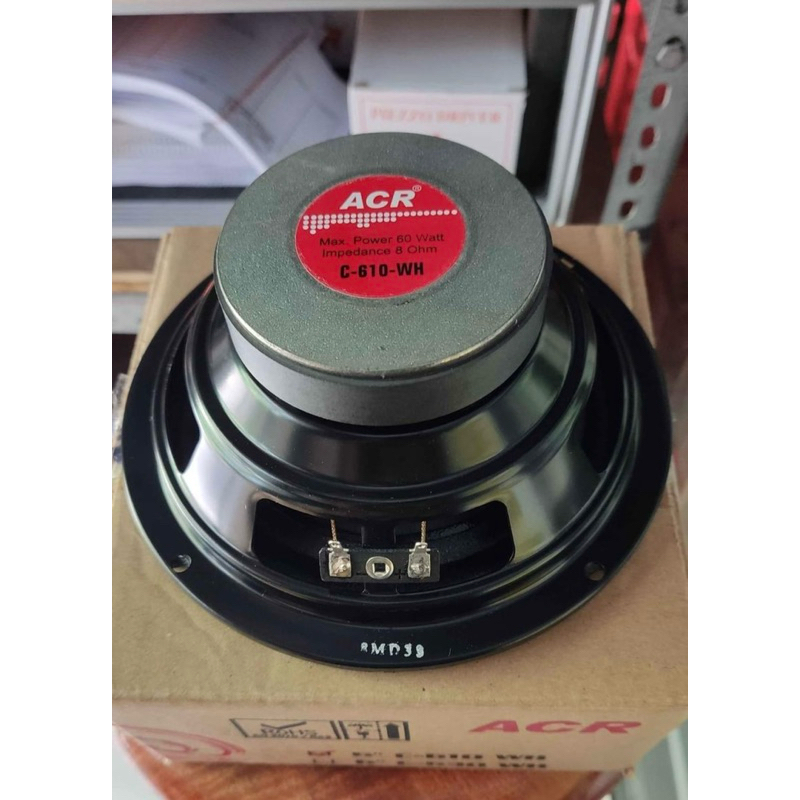 Speaker ACR 610 Woofer 6 inch 6in 60 Watt 8 ohm Original ACR C-610-WH ACR / ACR C 610 WH Woofer