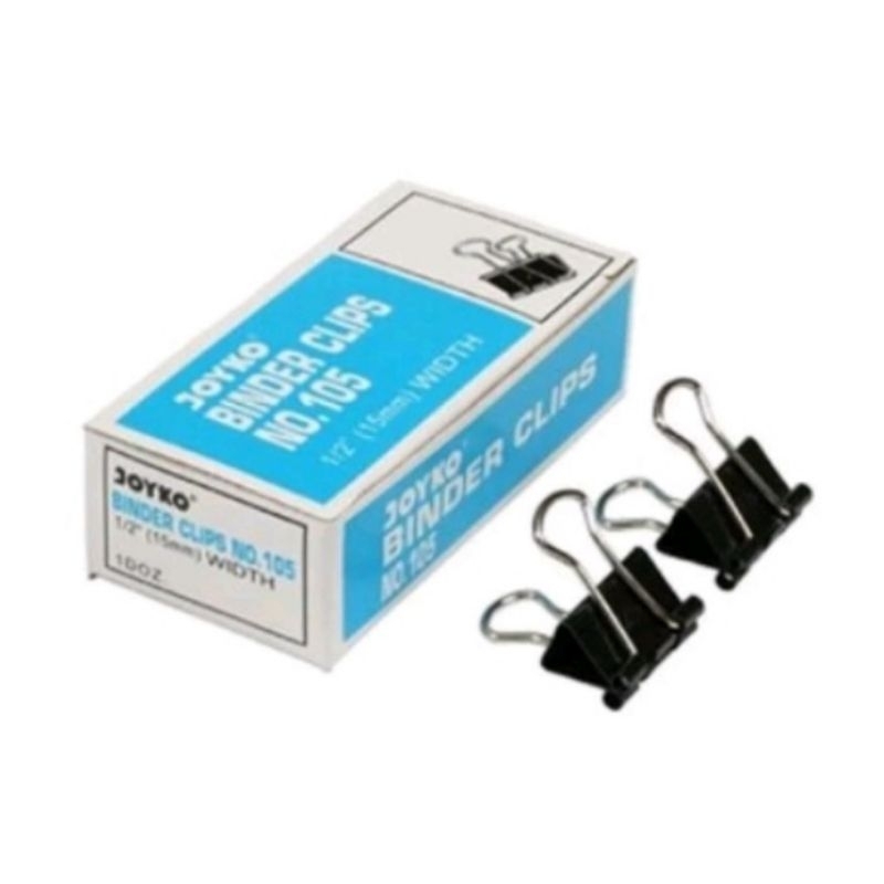 

1 pack Binder Clip /klip penjepit kertas joyko No. 105