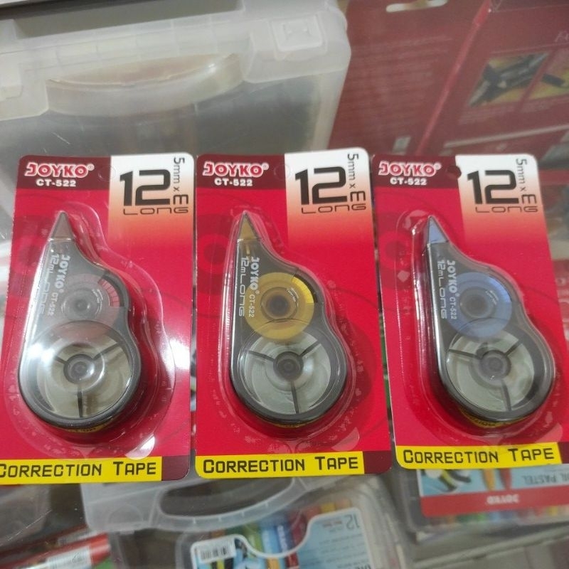 

Correction Tape Joyko CT-522 / Tipex tarik / Tipex Pita / Tipe X Kertas