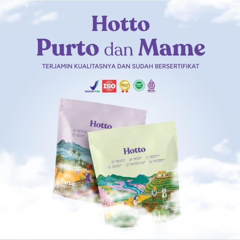 

Hotto Purto 1 Pouch Multigrain Ubi Ungu & Edamame