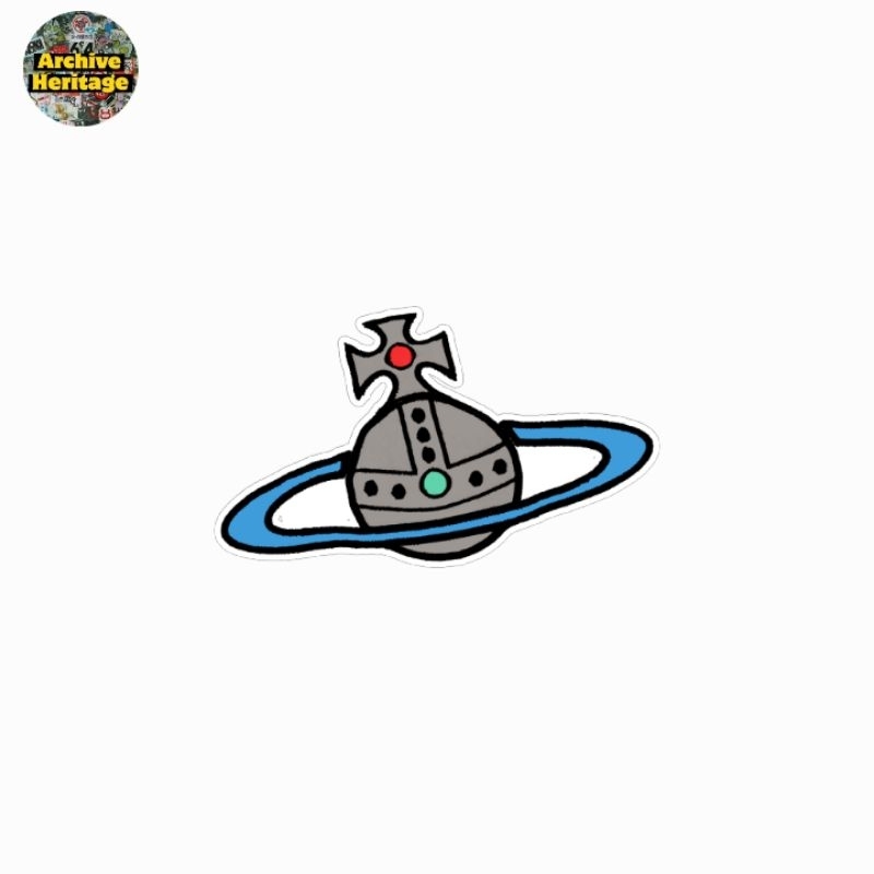 

sticker Vivienne Westwood logo diecut punk stiker
