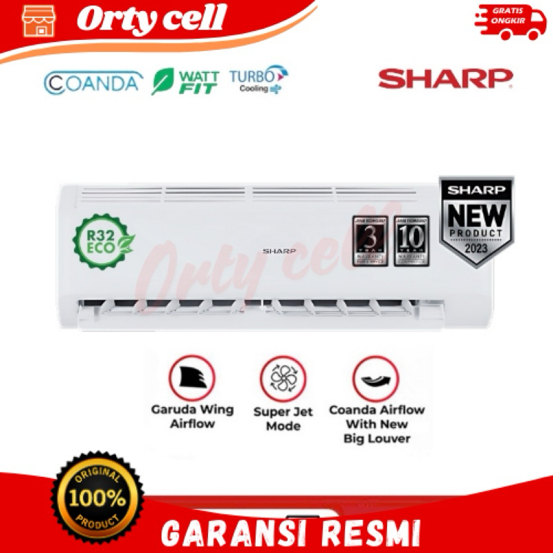 AC Sharp 3/4 PK AC Sharp 3/4PK AH-A7BEY LOW WATT