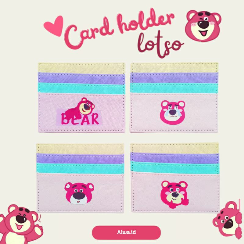 card holder lotso| dompet kartu| dompet wanita lotso