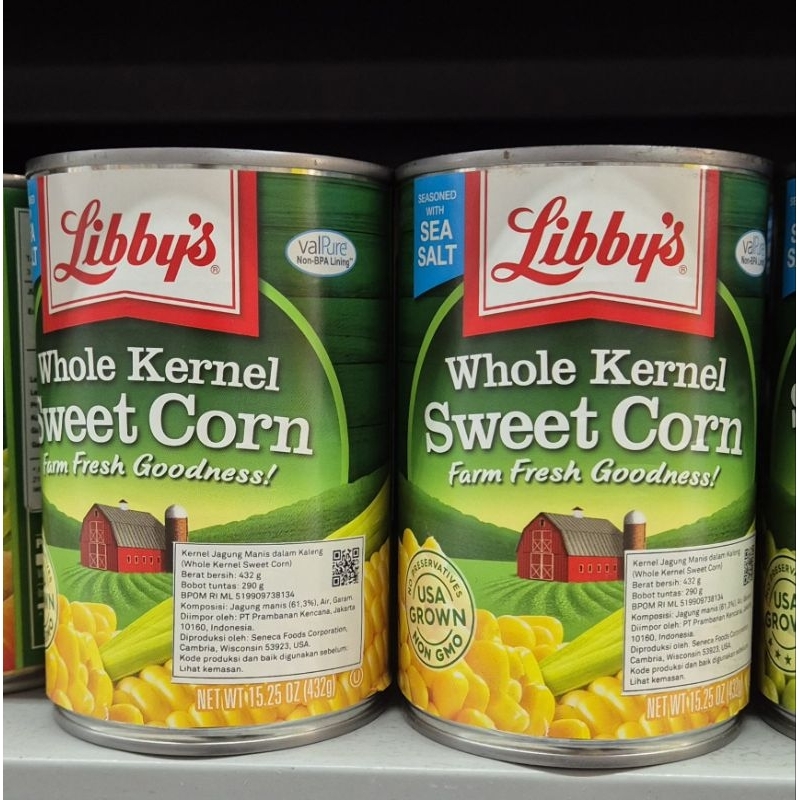 

Whole Kernel Sweet Corn LIBBY'S Jagung Manis 432g - HK.