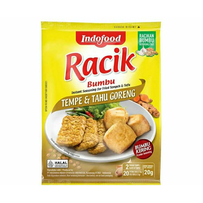 

Bumbu Racik Tempe Goreng / 1 Pcs