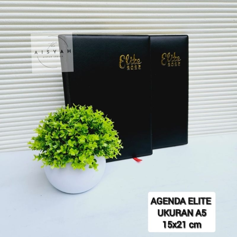 

Buku Agenda Elite 2025 uk A5 21 x 16 cm ( Terima cetak merek costume logo )