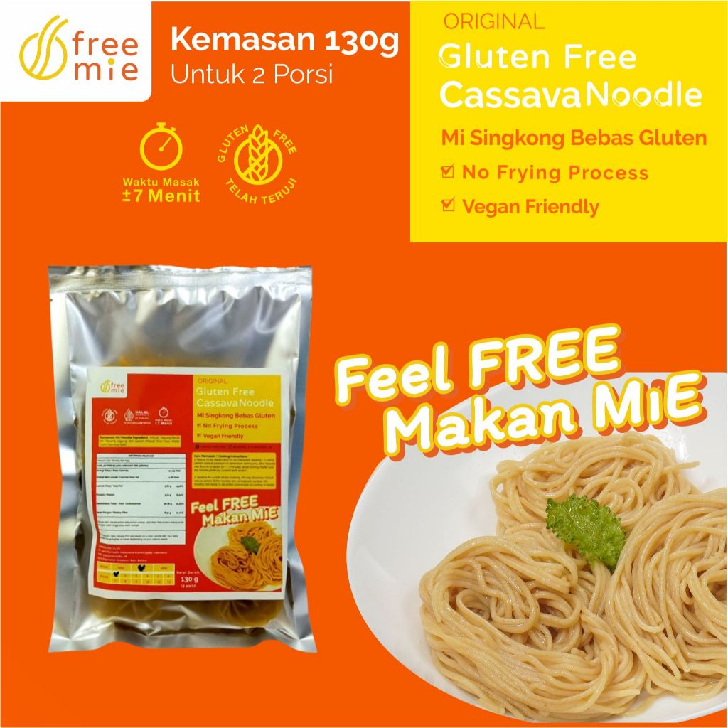 

Original GF Cassava Noodle 130gr - Freemie