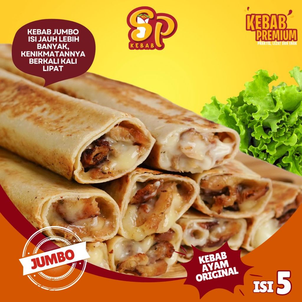 

KEBAB JUMBO DAGING AYAM SPkebab Daging Ayam ORIGINAL - KEBAB PREMIUM , KEBAB HALAL, KEBAB SEDANG FROZEN , KEBAB BEEF , KEBAB CHICKEN , KEBAB LAMB KEBAB SEDANG ISI 5 AUTHENTIC TURKI CEMILAN FROZEN