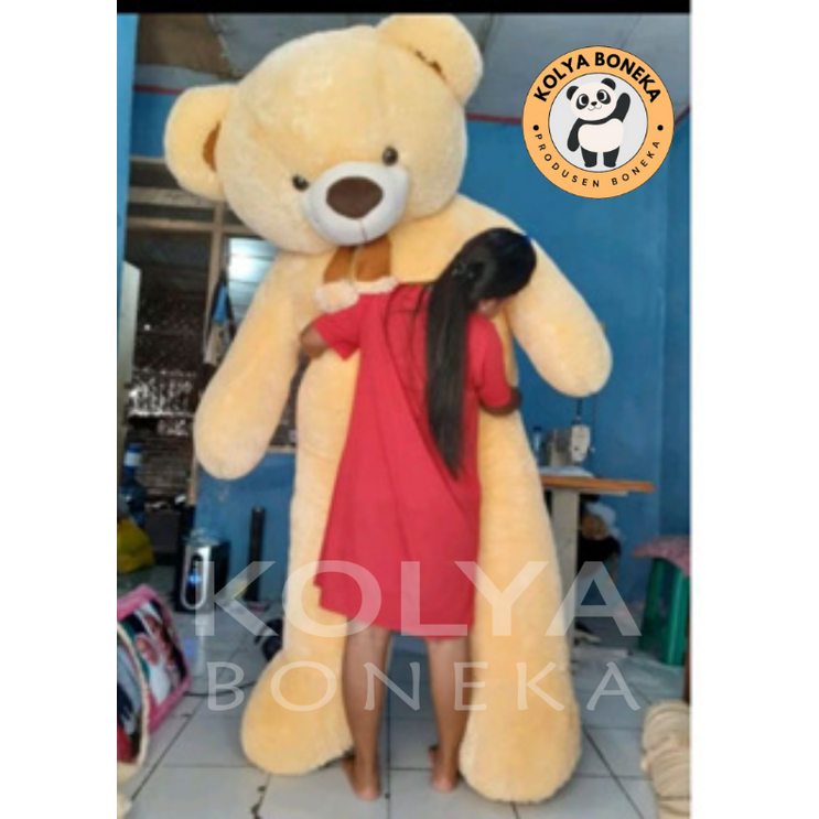 Boneka Teddy Bear Jumbo 2 Meter Beruang Besar Teddy Bear 2 Meter Teddy SNI