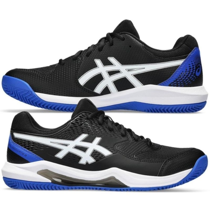 sepatu tenis pria lapangan original sepatu tennis asics dedicate original 100 tenis