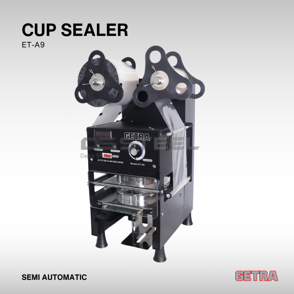 GETRA Semi Automatic Cup Sealer GETRA ET-A9 / Mesin Penyegel Gelas Otomatis GETRA ET A9