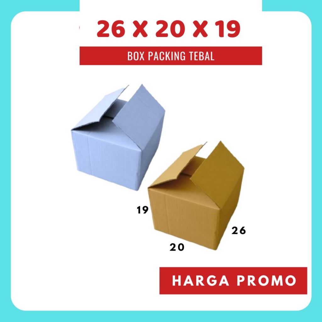 

Box Packing 26x20x19 Kardus A1 Karton Dus Kotak Kemasan Sparepart Jamu Madu Assesoris
