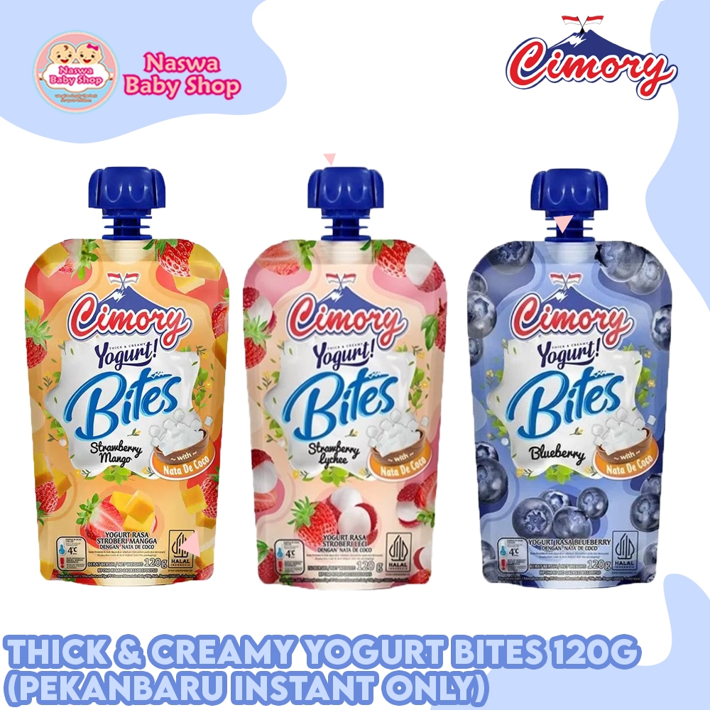 

Cimory Thick & Creamy Yogurt Bites 120g (Pekanbaru Instant Only)