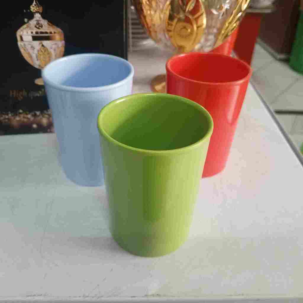 CANGKIR MELAMIN VANDA C3951-3 / GELAS MELAMIN TANPA GAGANG DAN TUTUP