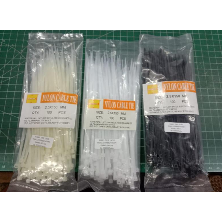 

KABEL TIES 15CM KITANI, 150X2.5 100PCS