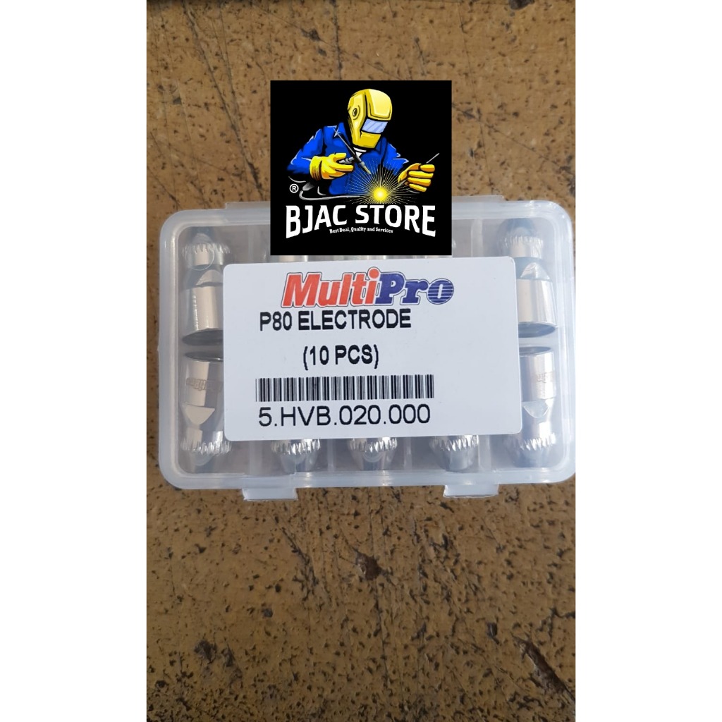 ELECTRODE P80 PLASMA CUTTING for CUT 100 MULTIPRO - 10 PCS