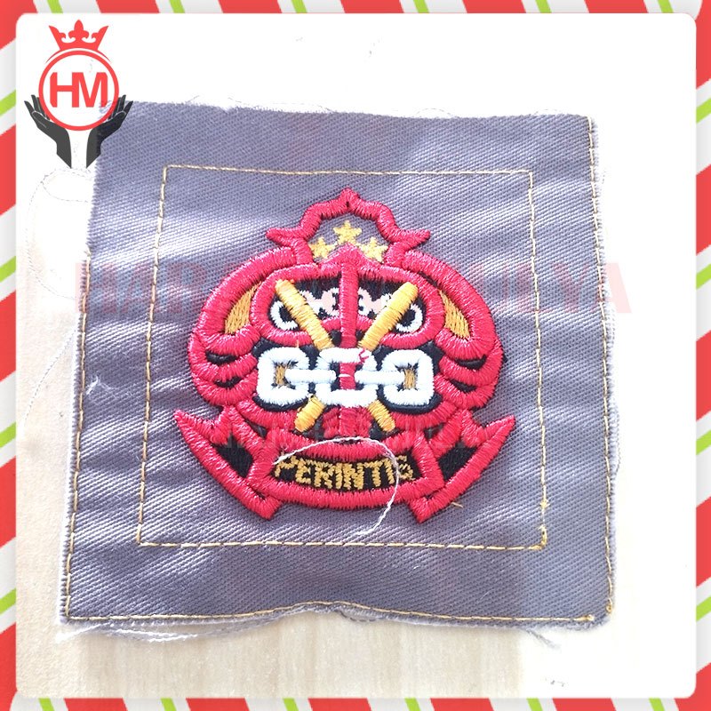 Bordir Patch Timbul Perintis Bordir Atribut Baju Seragam Bordir Perintis Polri - HM