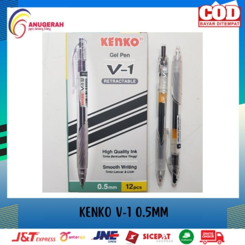 

KENKO V1 0.5 BOLPOIN HITAM (PCS)