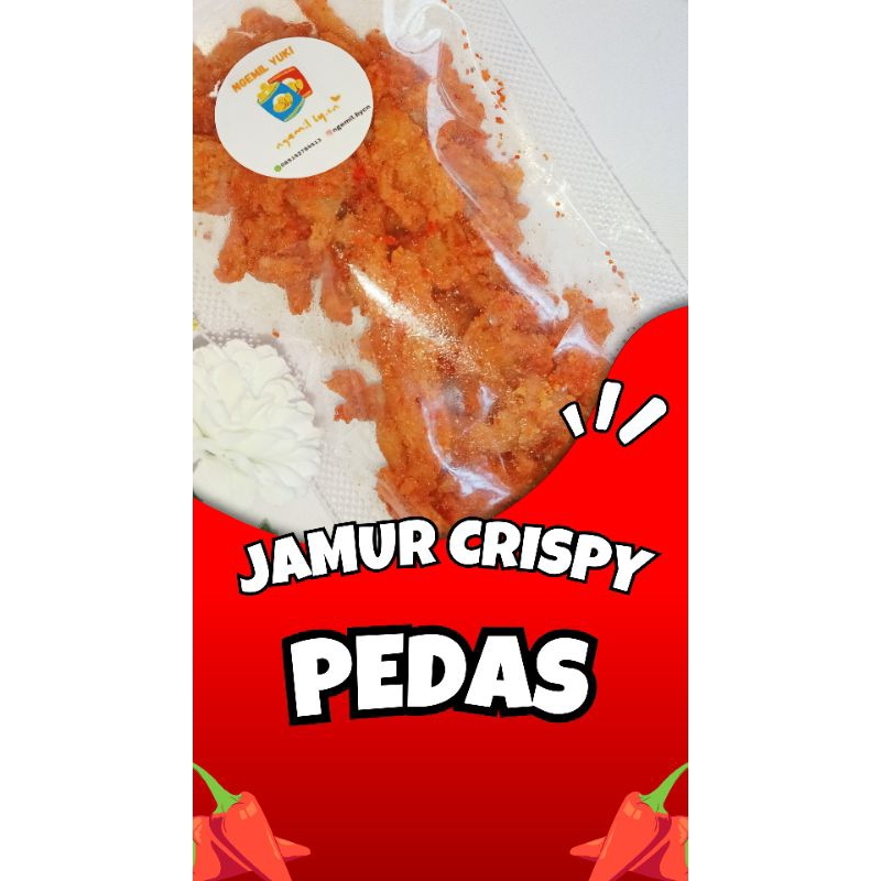 

Jamur Crispy Snack Cemilan enak jajanan keripik jamur tiram Enak Gurih Snack Crispi bisa buat Lauk pauk Gurih Renyah JAMUR CRISPY KRIUK ORIGINAL & PEDAS GURIH JAJANAN CEMILAN KRISPI RENYAH