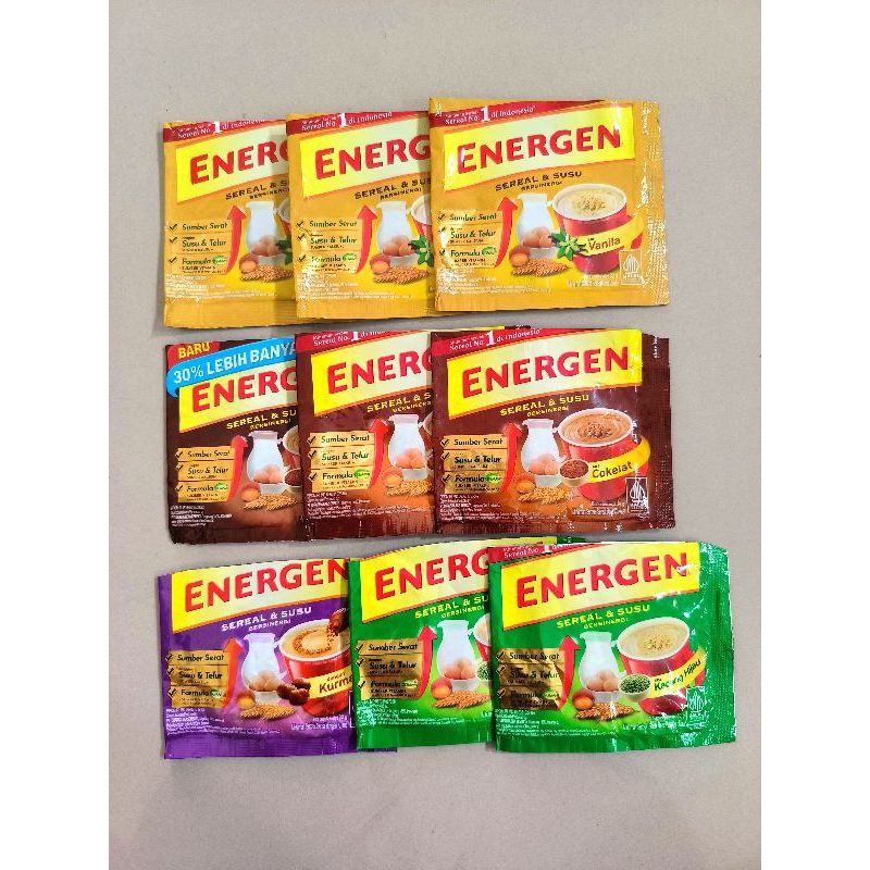 

Bungkus Bekas Energen Bahan Kerajinan