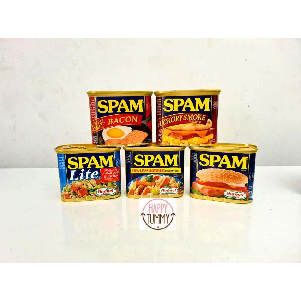 

Spam hormel 340gr import USA maling luncheon daging kaleng babi