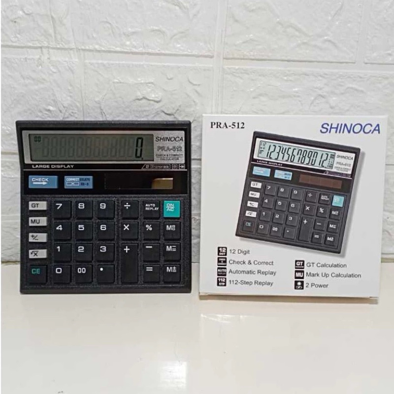 

Kalkulator 12 Digit SHINOCA PRA-512 (1 pcs)