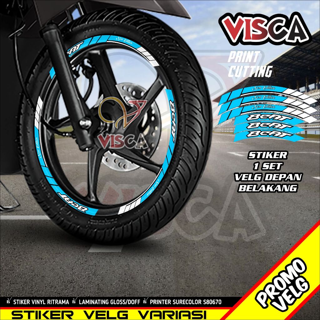 Stiker Velg Beat List Velg Motor Stiker Velg Beat A04