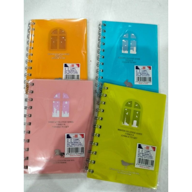 NOTES KAWAT A6 WARNA WARNI NOTES SPIRAL A6 NOTE BOOK