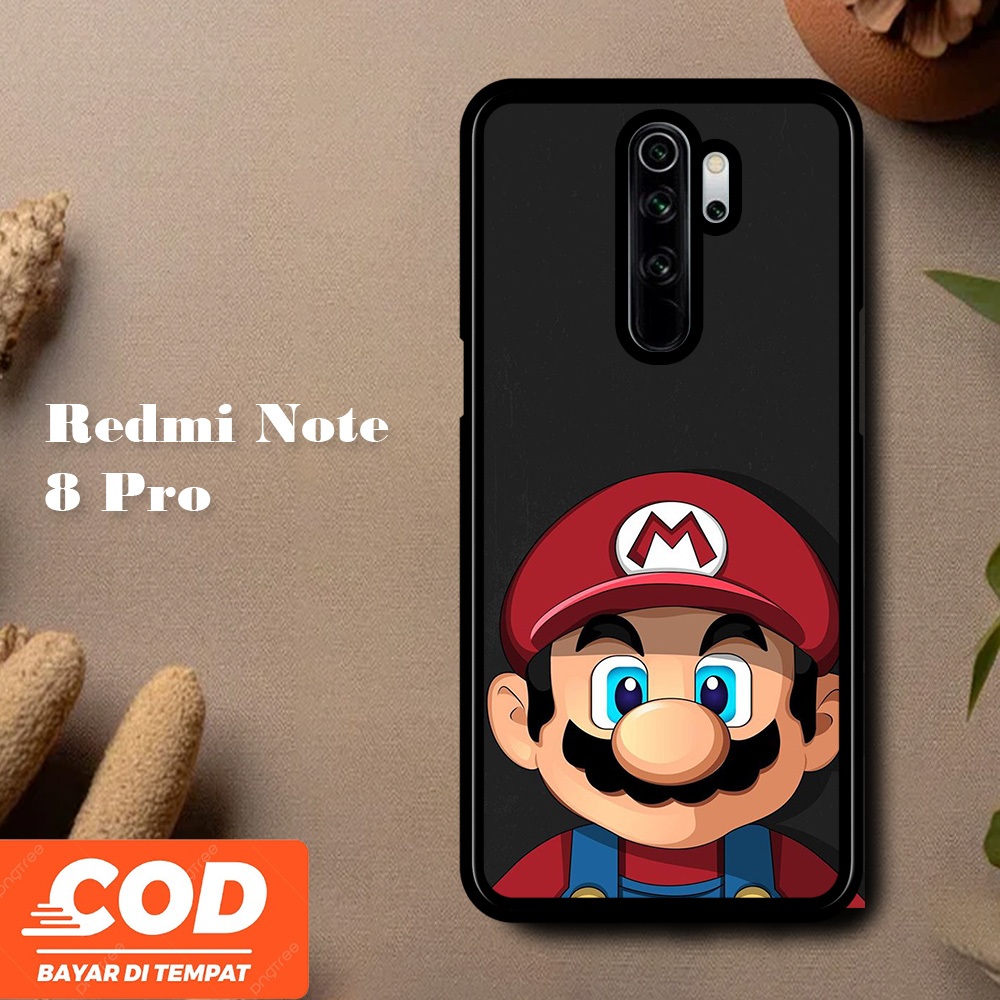 [A13] CASING SUPER MARIO REDMI NOTE 8 PRO CASE HANDPHONE REDMI NOTE 8 PRO CASING KEREN VIRAL CASE LU