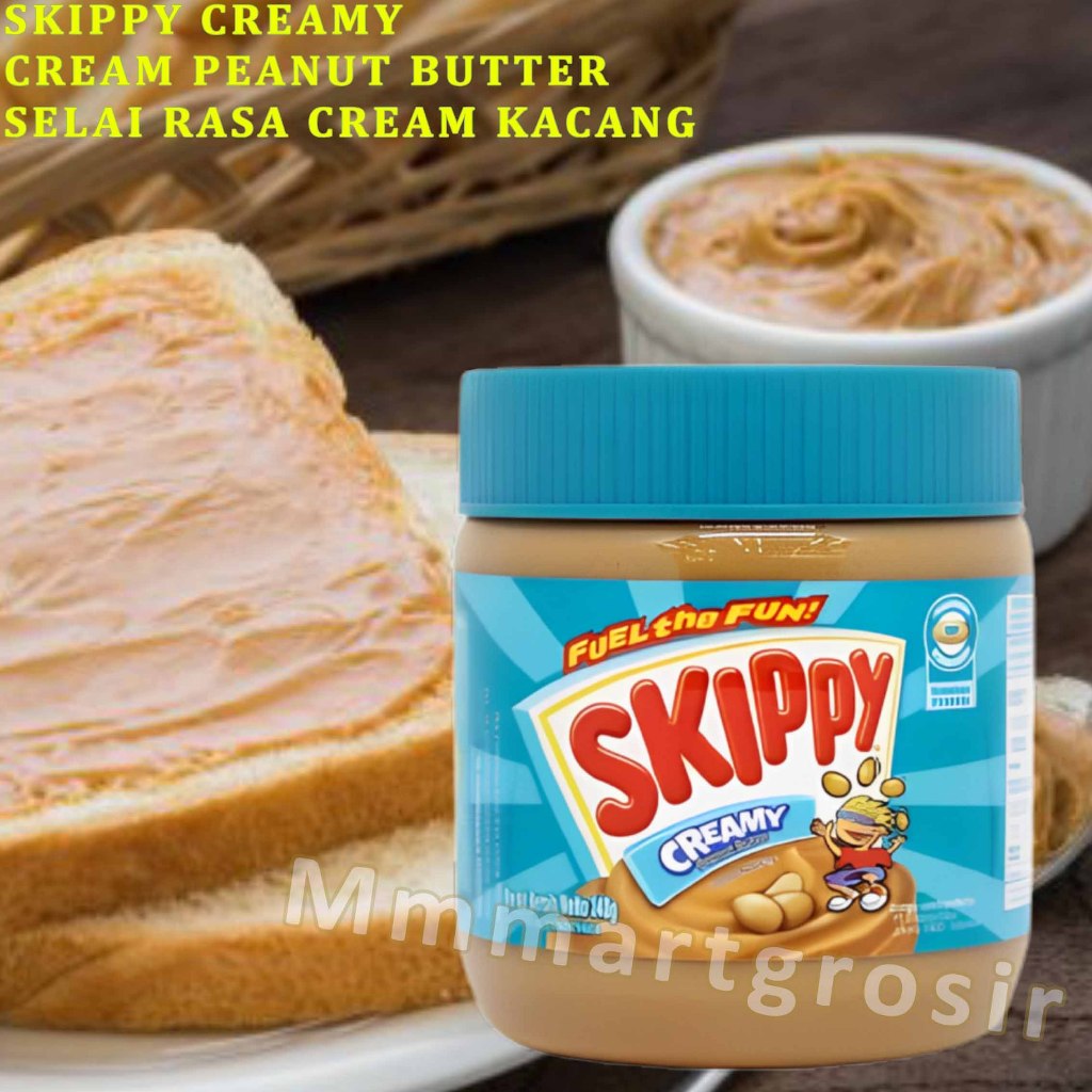 

Skippy Creamy / Creamy Peanut Butter / Selai Rasa Cream Kacang Olesan