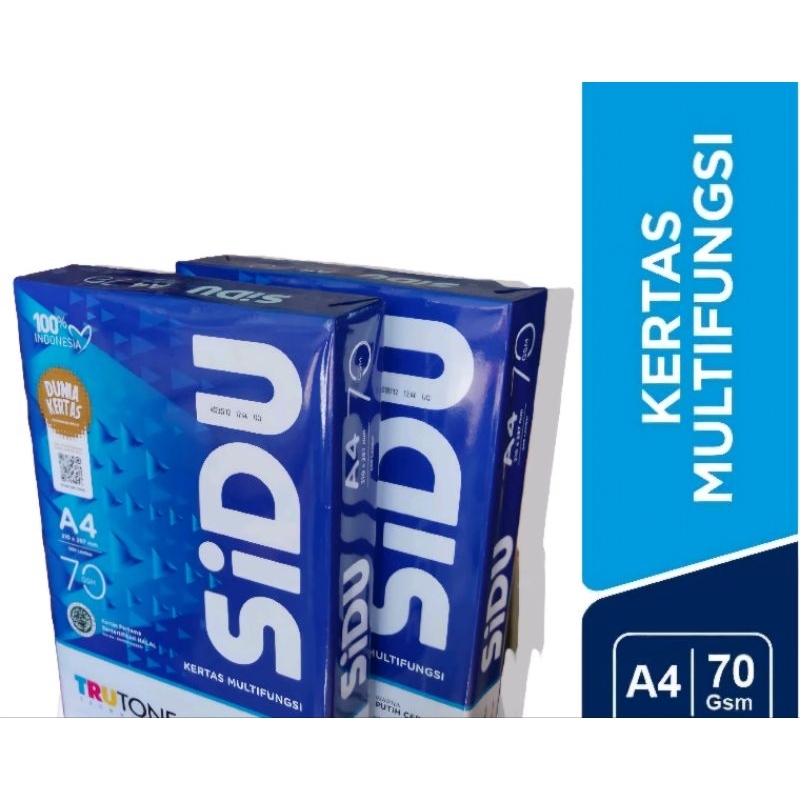 

KERTAS HVS A4 SIDU 70 GSM