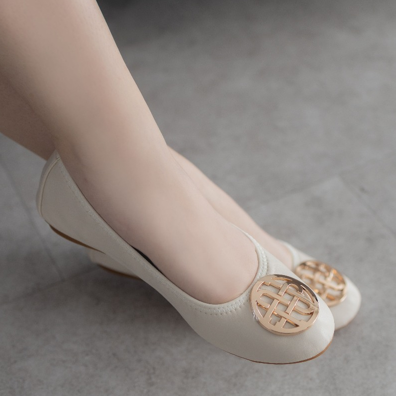 NCY Shoes ELISA Flatshoes warna Putih