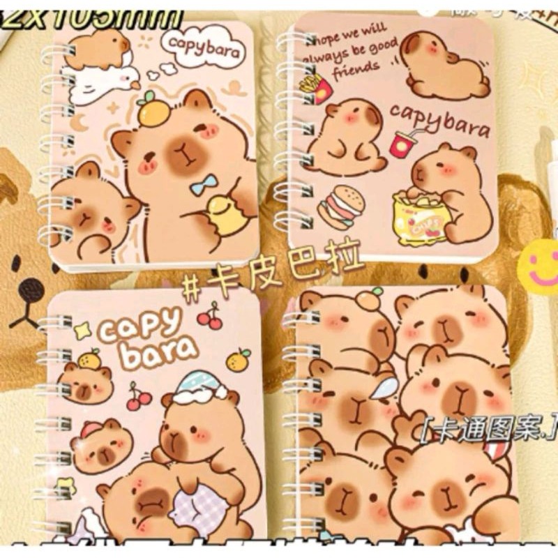 

Notebook spiral Capybara Book frozen dan little pony
