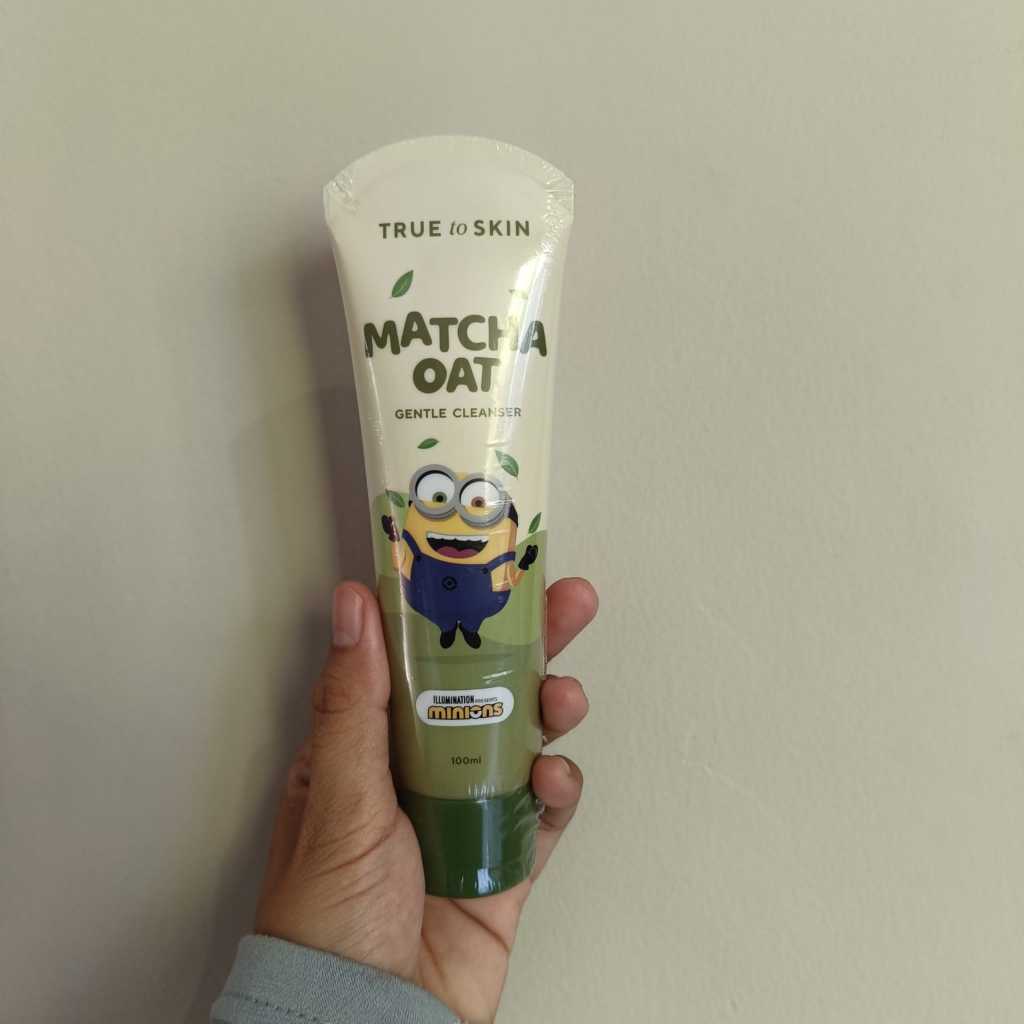 (Minion Edition)True.to Skin Matcha Oat Gentle Cleanser 100ml - Sabun Cuci Muka Semua Jenis Kulit