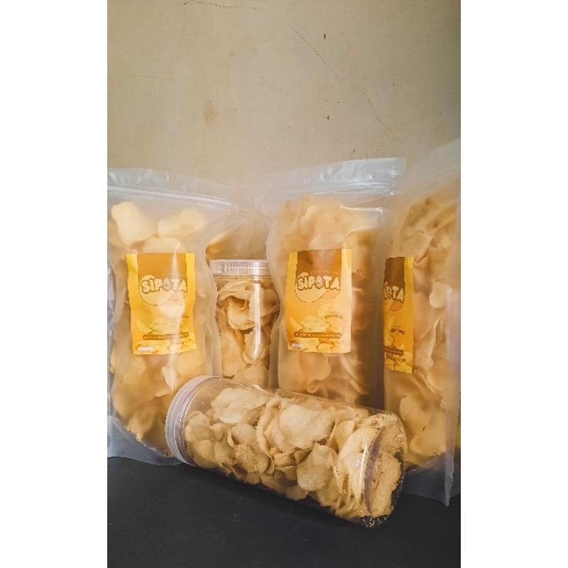 

Sipota Kripik Kentang 100% berbahan kentang pilihan terbaik